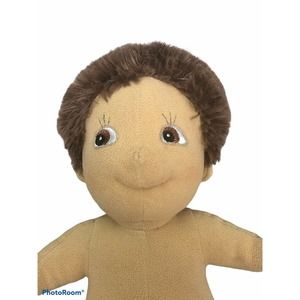 RUBENS BARN CUTIES SCULPTURED SOFT PLUSH CHARLIE NO CLOTHES EUC